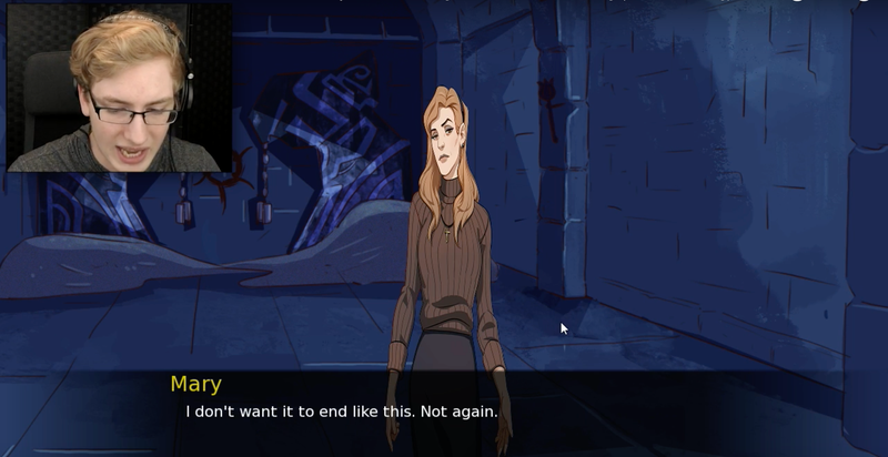 Mary, the real MVP of Dream Daddy, rescues you in your darkest hour.
